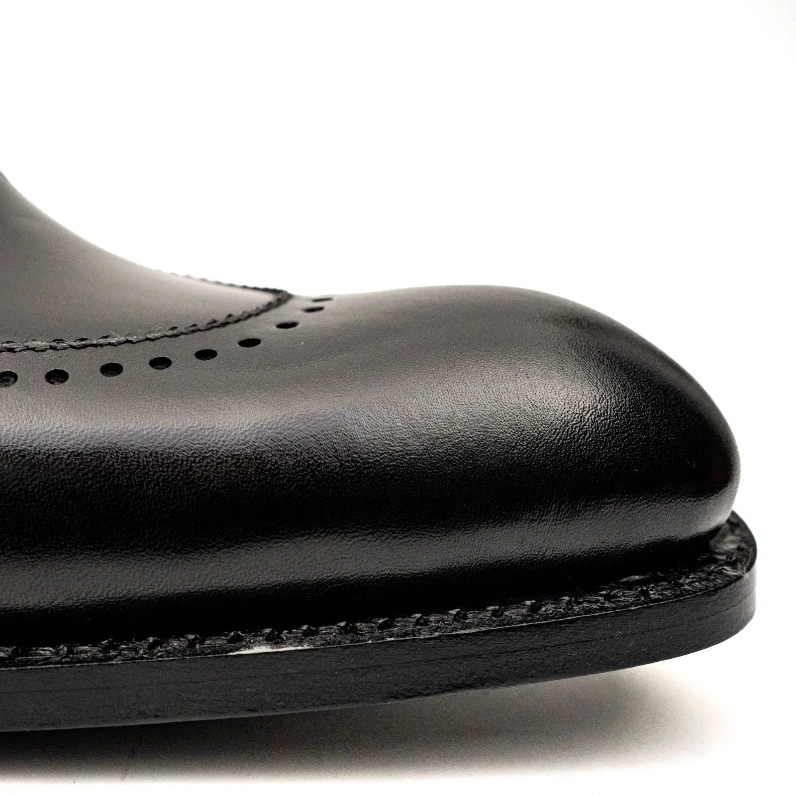 Men’s Black Brogue Oxford Shoes VanPasch