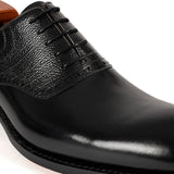 Men’s Black Brogue Oxford Shoes VanPasch