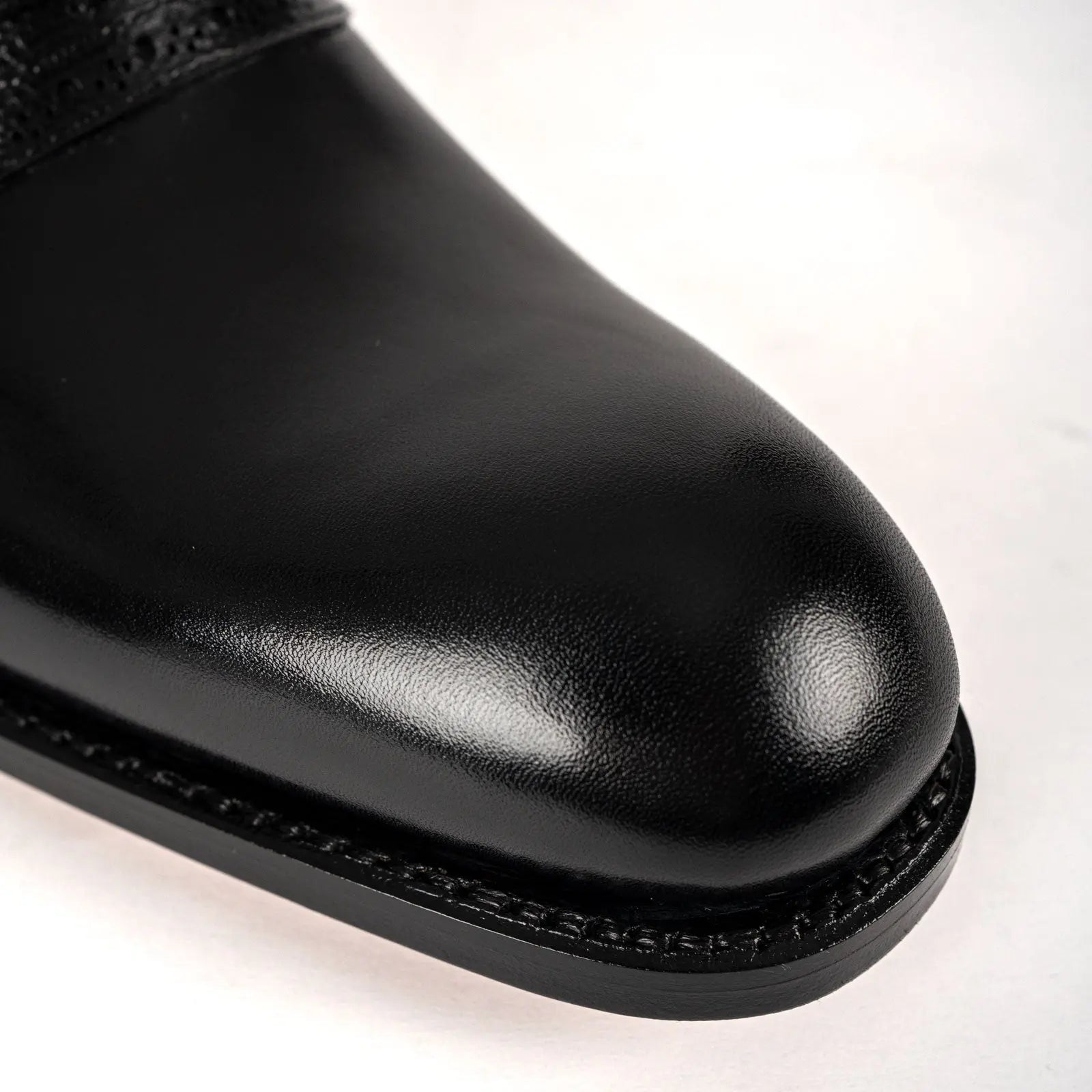 Men’s Black Brogue Oxford Shoes VanPasch
