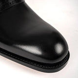 Men’s Black Brogue Oxford Shoes VanPasch