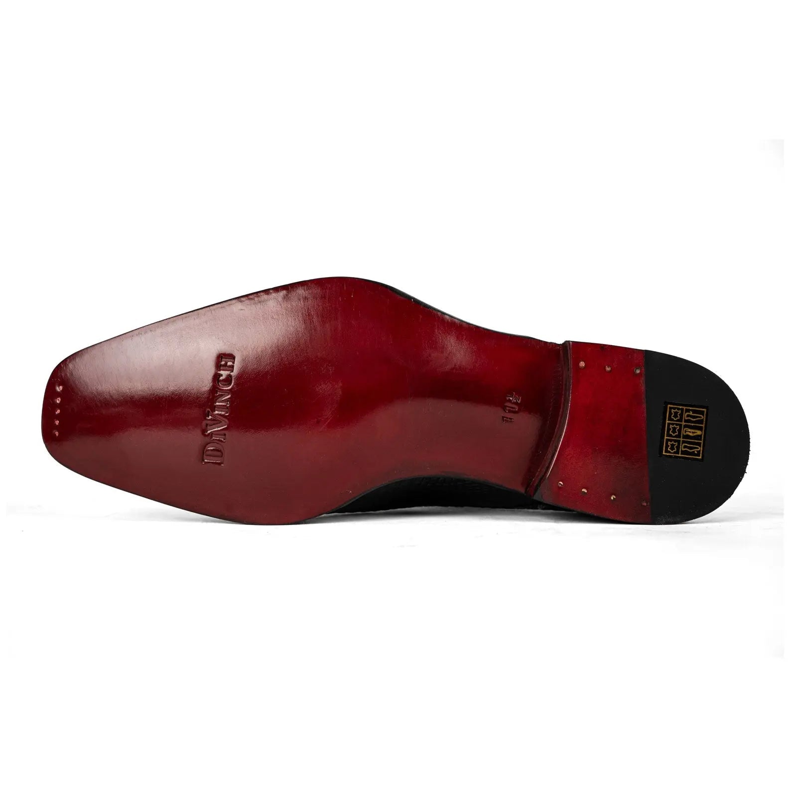 Men’s Black Crocodile Single Monk Shoes VanPasch