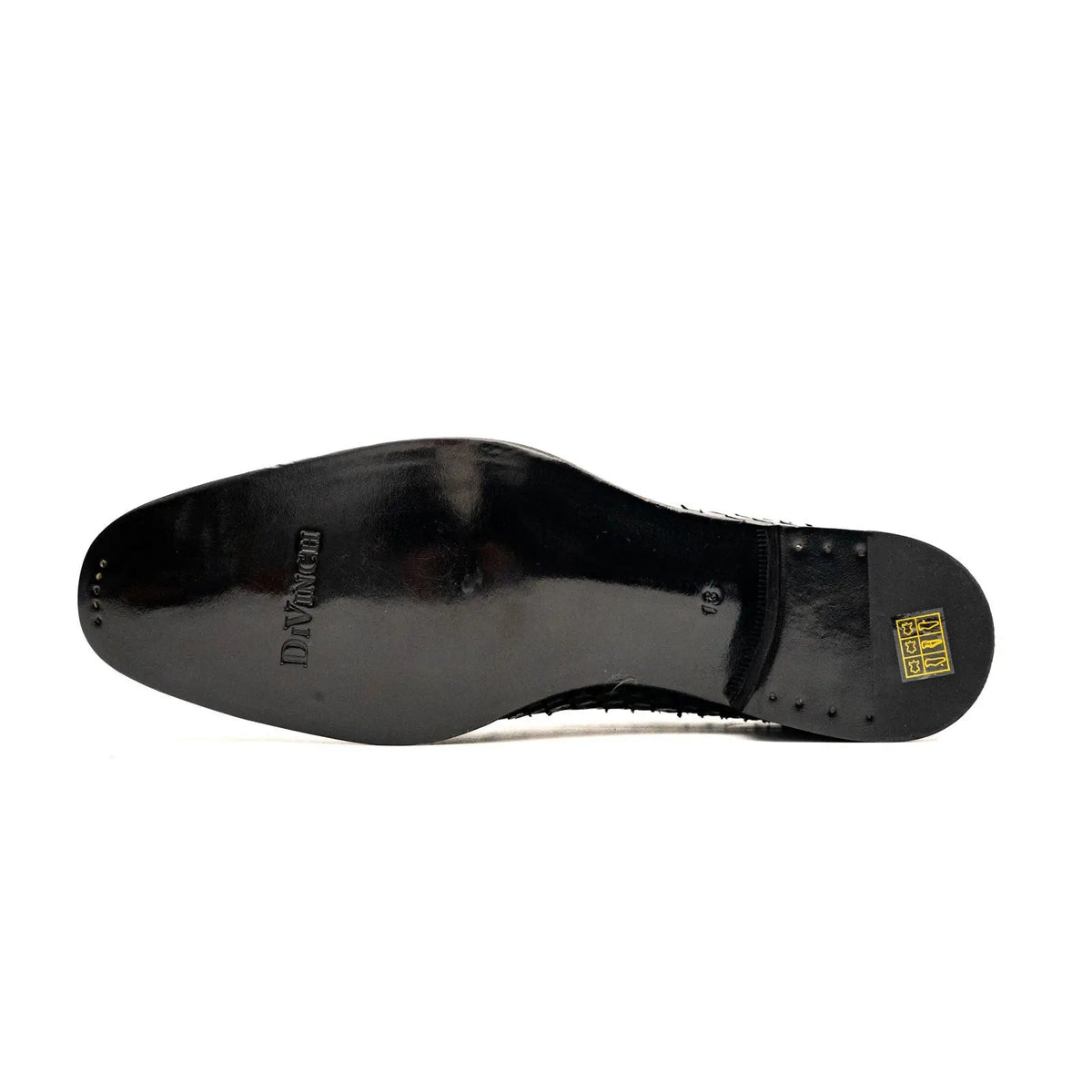 Men’s Black Python Leather Oxfords VanPasch