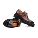 Brown Calf Leather Loafers