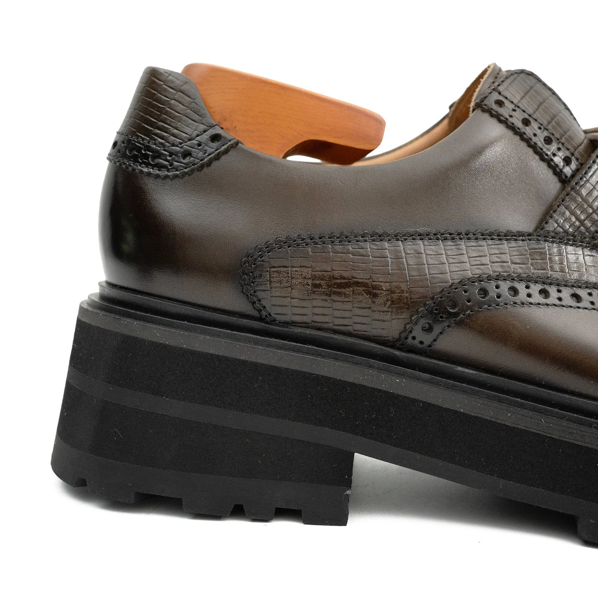 Brown Calf Leather Loafers