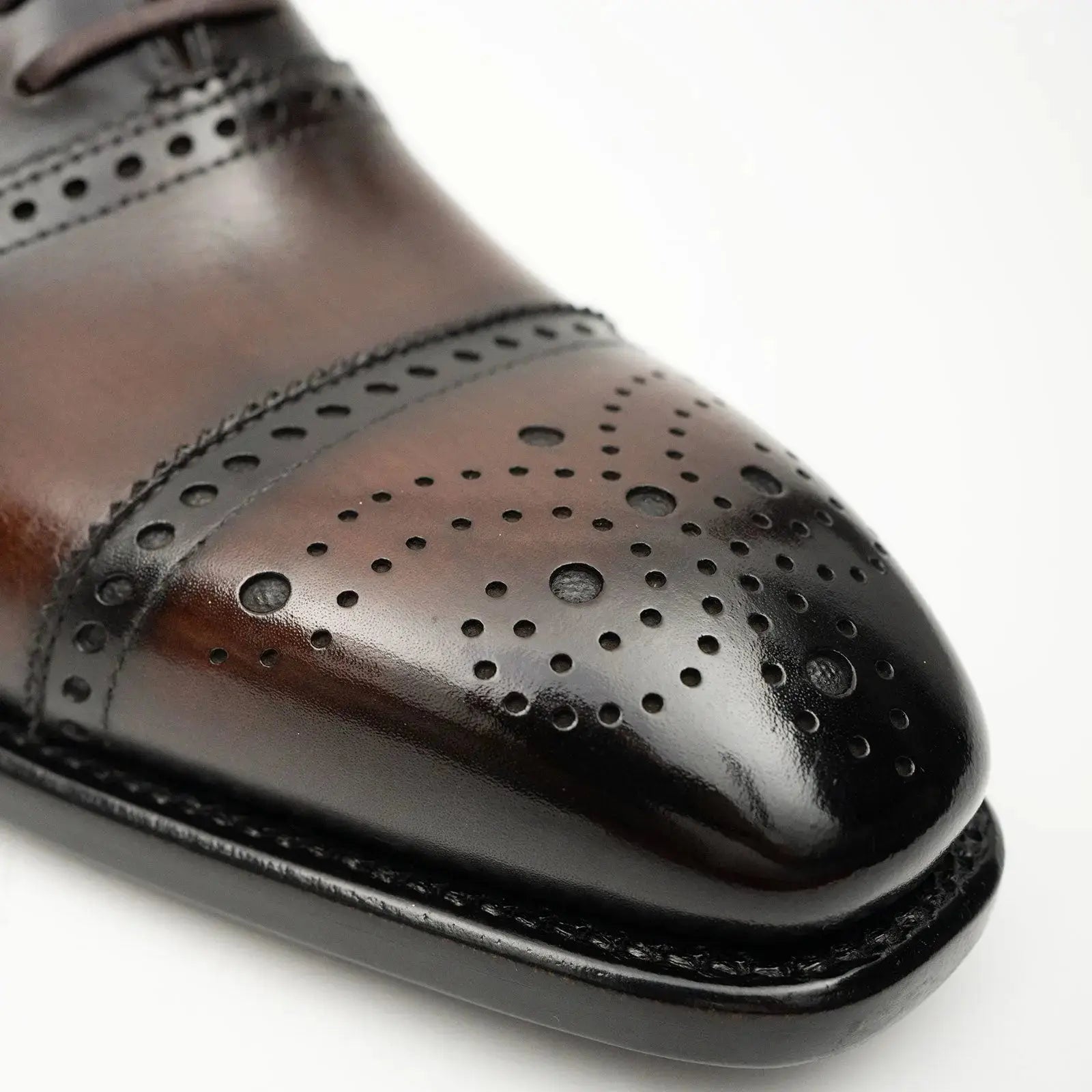 Men’s Goodyear Welted Brogue Oxford Shoes Brown VanPasch