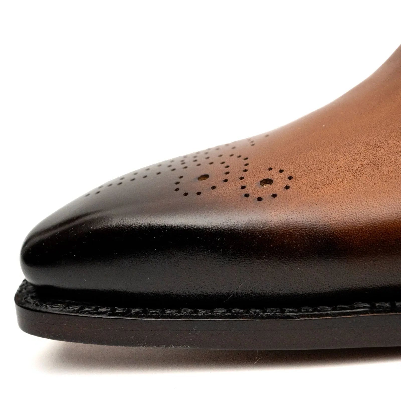 Men’s Brown Medallion Oxford Shoes VanPasch