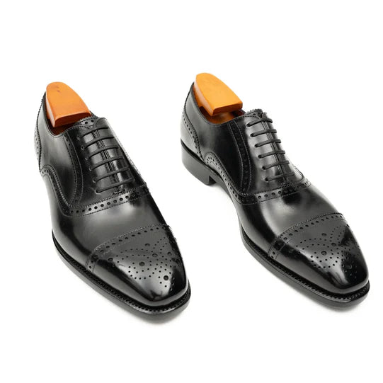 Burnished Cap-Toe Oxford