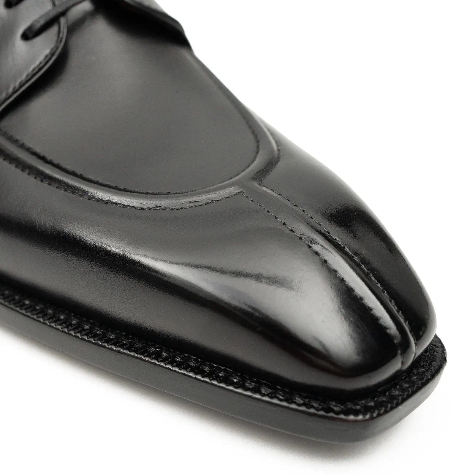 Burnished Apron-Toe Oxford