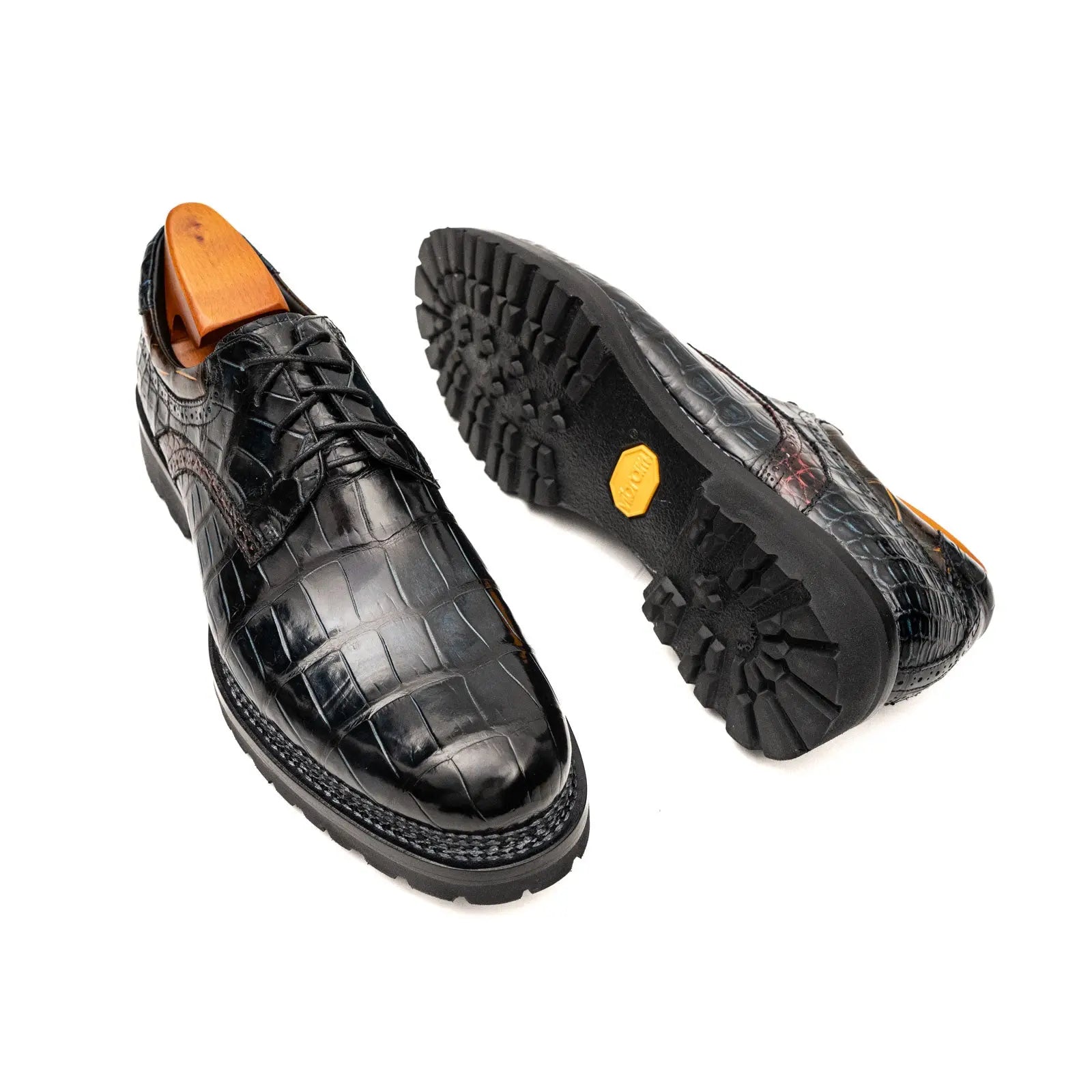 Nile Croc Norwegian Welt Vibram Derbies VanPasch