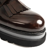 Oxblood Polished Leather Kiltie Derby VanPasch