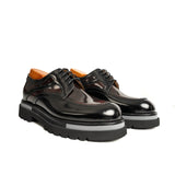 Oxblood Polished Moc-Toe Lug Derby VanPasch