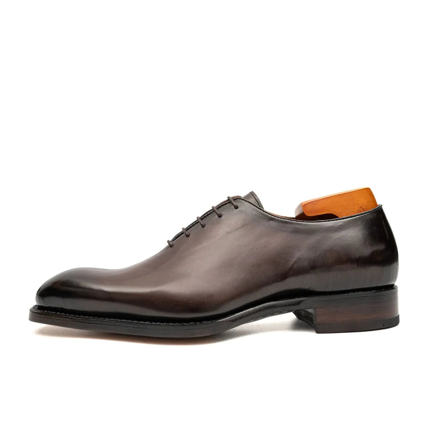 Dark Brown Wholecut Oxford Shoe