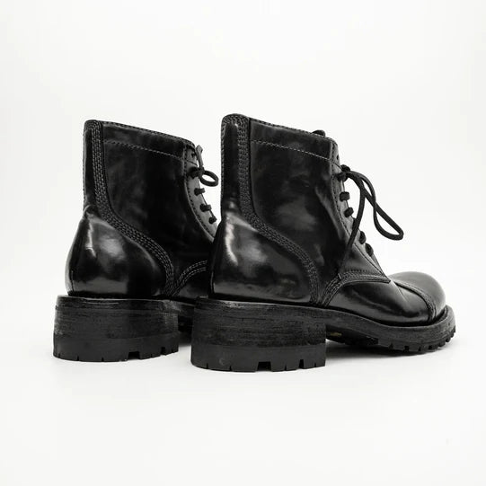 Horsehide Combat Boots