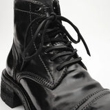 Horsehide Combat Boots