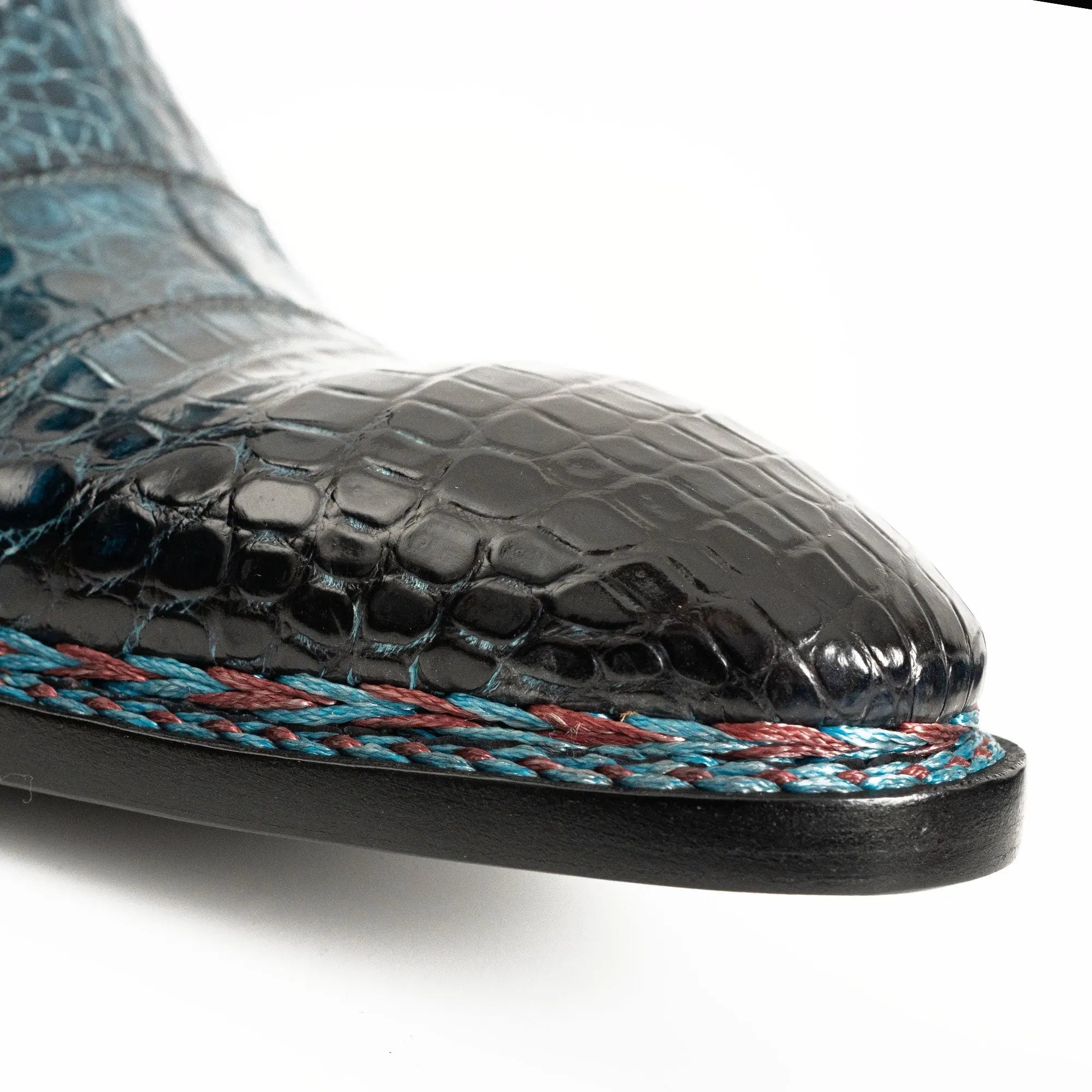 Teal Alligator Chelsea Boot VanPasch