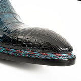 Teal Alligator Chelsea Boot VanPasch