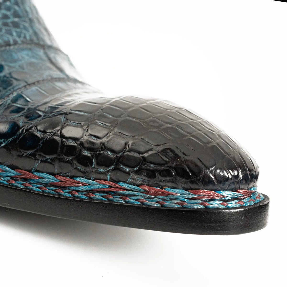 Teal Alligator Chelsea Boot VanPasch