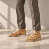 Millstone Moc-Toe Chukka Boot — Caramel Brown Leather